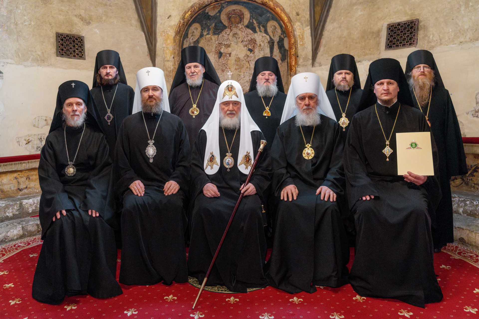 Патриаршее богослужение в Успенском соборе Московского Кремля