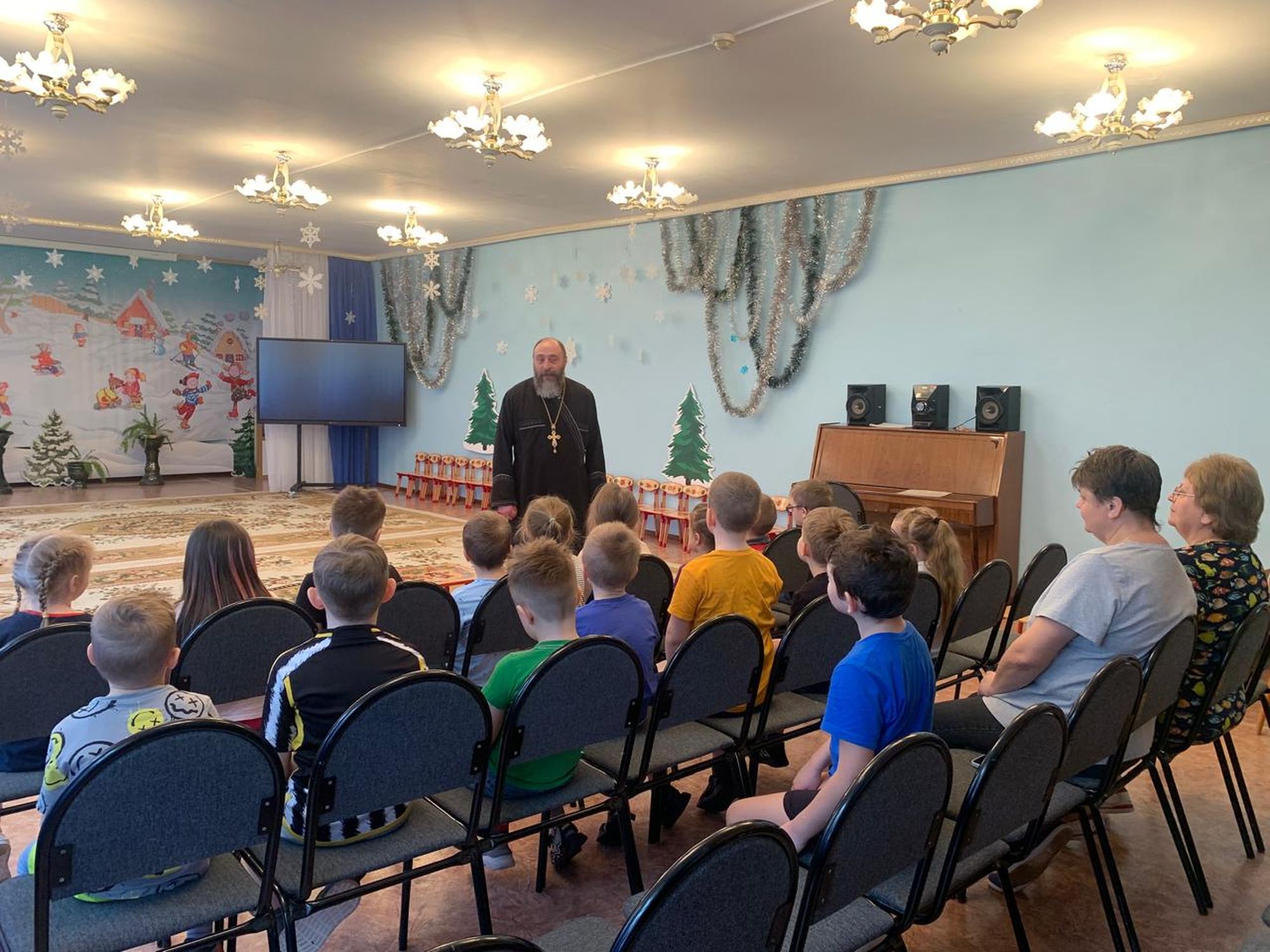 Встреча с дошколятами в Павловском Посаде