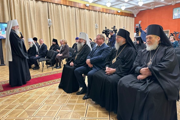 Презентация книги, посвящённой приснопамятному митрополиту Феофану (Ашуркову), в Издательском Совете Русской Православной Церкви 