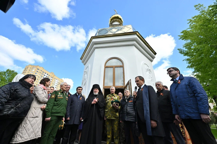 Обновление Георгиевской часовни в Реутове 