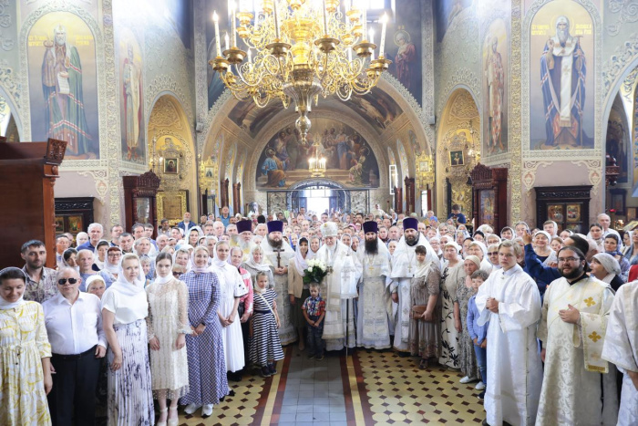 Архиерейское богослужение в Вознесенском храме города Павловский Посад 