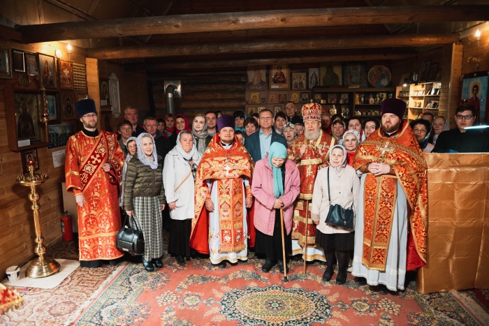 Престольный праздник в Иоанно-Богословском храме деревни Корпуса