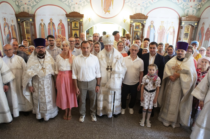 Архиерейское богослужение в Никольском храме Балашихи