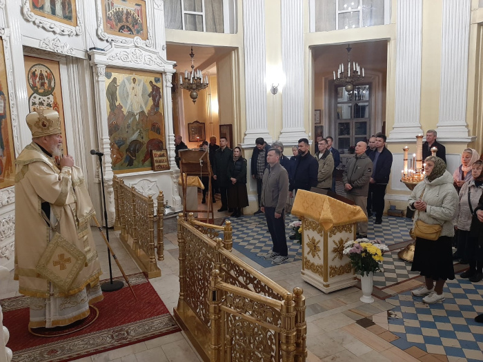 Архиерейское богослужение в Преображенском кафедральном соборе Балашихи