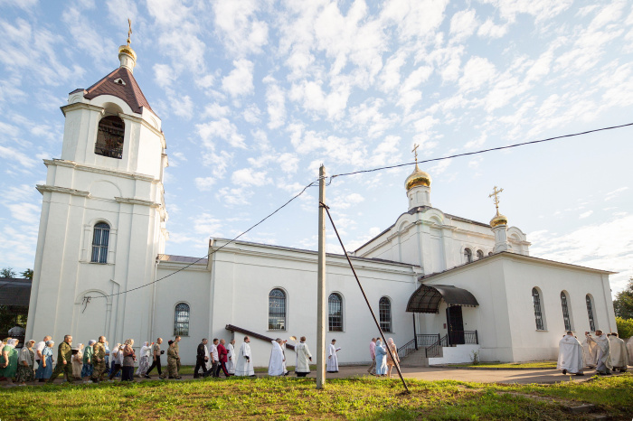 Освящение Знаменского храма города Щёлково