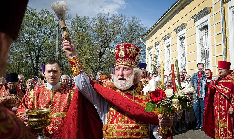 Соборное богослужение в Никольском раме г. Лосино-Петровский