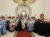 Архиерейское богослужение в Никитском Бывалинском женском монастыре 