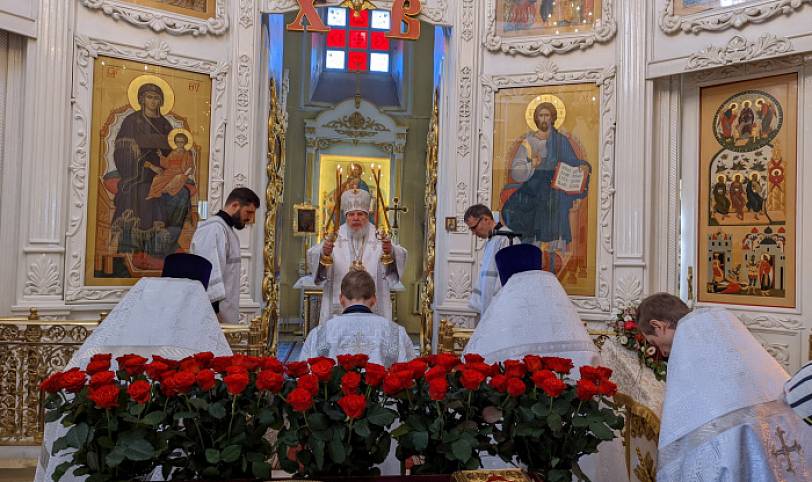 Великая суббота в Преображенском соборе Балашихи 