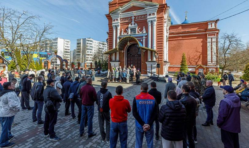 Молебен о победе русского войска в Орехово-Зуеве