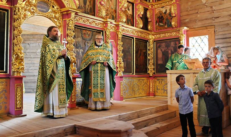 День Святого Духа на приходе Покровского храма села Воскресенское