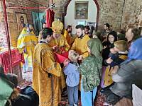 Архипастырский визит в Богородицерождественский храм урочища Курилово 