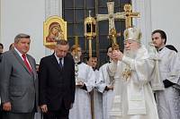 Великое освящение Свято-Духовского храма села Шкинь Коломенского района