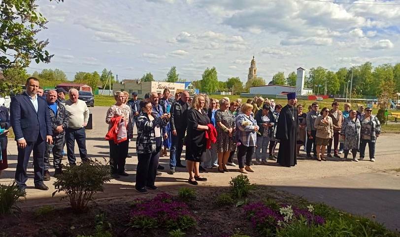 Открытие мемориальных досок в Ильинском Погосте