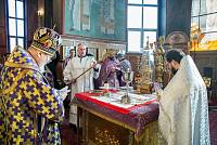 Архиерейское богослужение в Троицком соборе города Щёлково