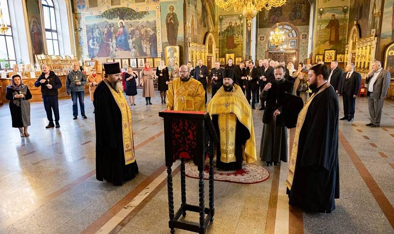 Церемония награждения в связи со 135-летием Богородицерождественского собора города Орехово-Зуево