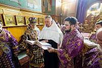 Архиерейское богослужение в Троицком соборе города Щёлково