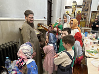 Встреча с дошколятами в Державном храме города Фрязино