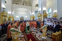 Патриаршее богослужение в Георгиевском соборе г. Одинцово