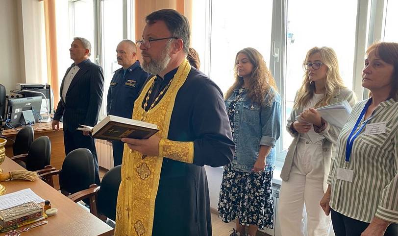 Освящение кадетской школы-интерната в г. Фрязино