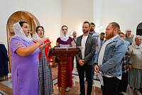 Архиерейское богослужение в Никольском храме деревни Кармолино 