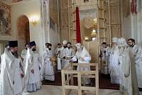 Великое освящение Свято-Духовского храма села Шкинь Коломенского района