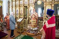 Престольный праздник в Покровском храме села Пустоша 