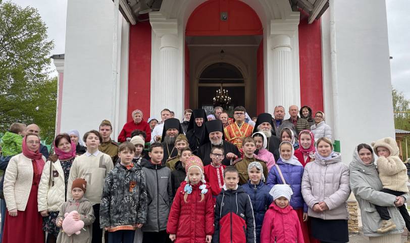 Архиерейское богослужение в Никитском Бывалинском женском монастыре