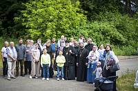 Архиерейское богослужение в Тихвинском храме села Евлево 