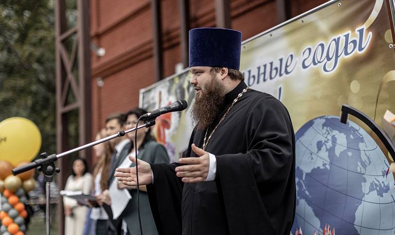 Линейка в средней школе №2 городского округа Павловский Посад