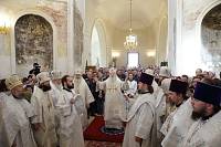 Великое освящение Свято-Духовского храма села Шкинь Коломенского района