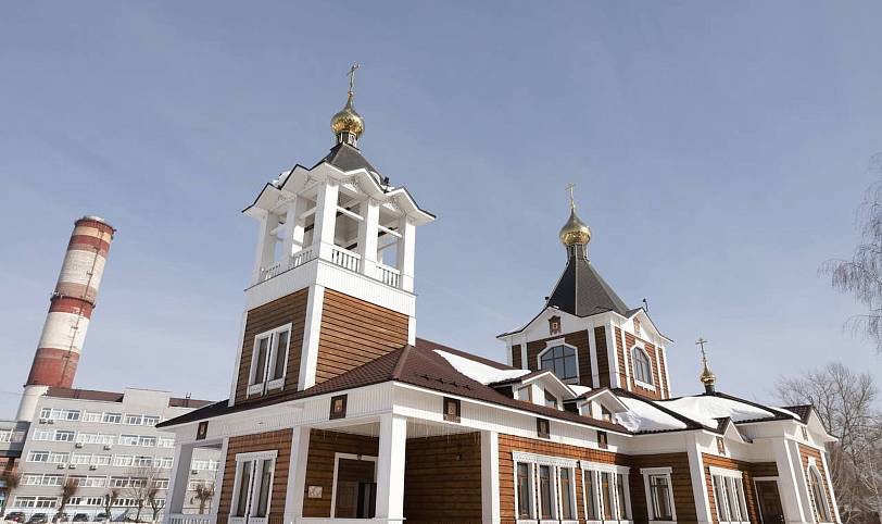 Отпевание воина, погибшего на поле брани в зоне СВО, в Электрогорске