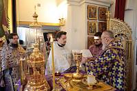 Архиерейское богослужение в храме Новомучеников и исповедников Балашихинских микрорайона Кучино 