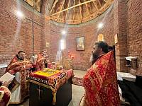 Праздник отдания Пасхи в Михаило-Архангельском храме деревни Давыдово