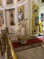 Архиерейское богослужение в Преображенском кафедральном соборе Балашихи 