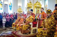 Патриаршее богослужение в Георгиевском соборе г. Одинцово