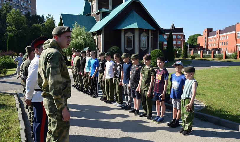 Турнир по кадетскому троеборью в храме страстотерпца царя Николая г. Щелково