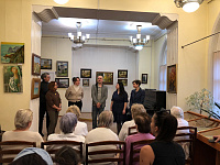 Открытие выставки «Фрязинская палитра» в культурном центре города Фрязино