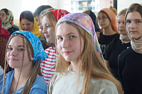 Открытие слета православной молодежи в Кудинове