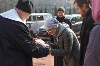 Освящение гуманитарного конвоя в Ногинске 