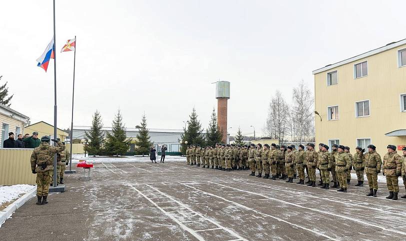 Митинг в павлово-посадской воинской части