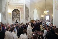 Великое освящение Свято-Духовского храма села Шкинь Коломенского района