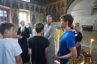 Открытие слета православной молодежи в Кудинове