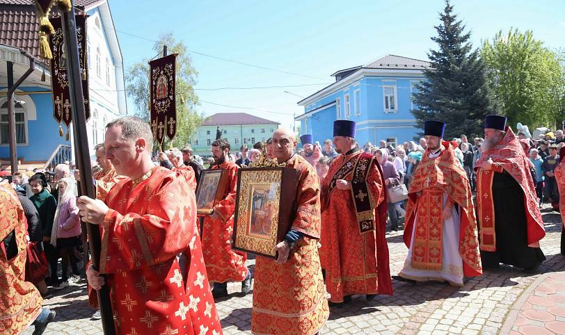 Престольный праздник в Богоявленском соборе Ногинска