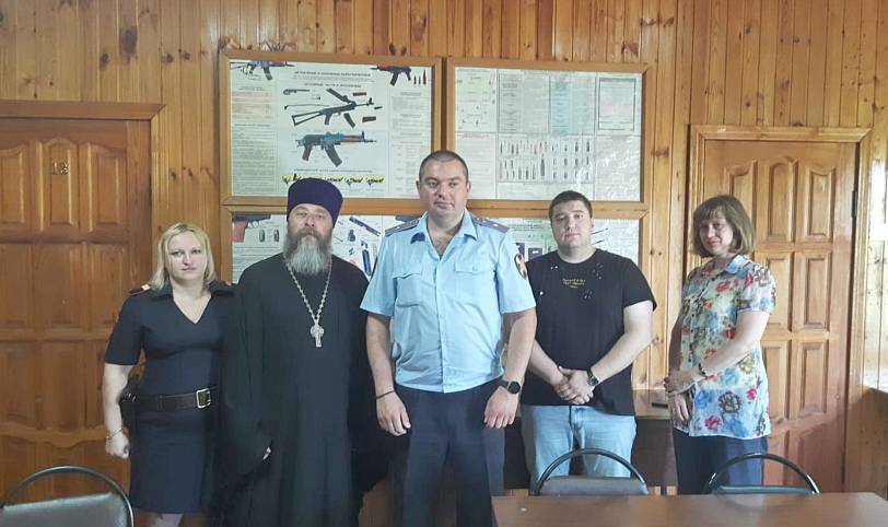 Молебен и беседа в филиале отдела Вневедомственной охраны города Павловский Посад