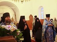 Архиерейское богослужение в Никитском Бывалинском женском монастыре 