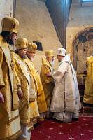 Патриаршее богослужение в Успенском соборе Московского Кремля