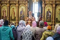 Престольный праздник в Покровском храме села Пустоша 