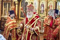 Престольный праздник в Покровском храме села Пустоша 