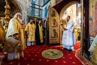 Патриаршее богослужение в Успенском соборе Московского Кремля