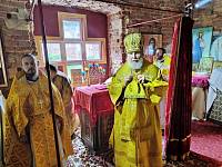Архипастырский визит в Богородицерождественский храм урочища Курилово 